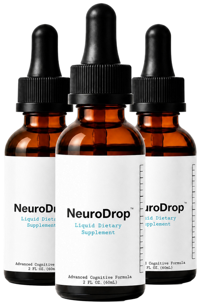 Three bottles of NeuroDrop